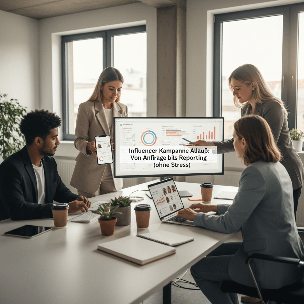 Influencer Agentur Teammeeting